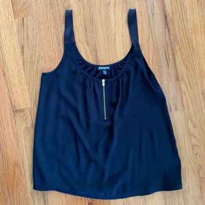 Express 1/4 zip tank top